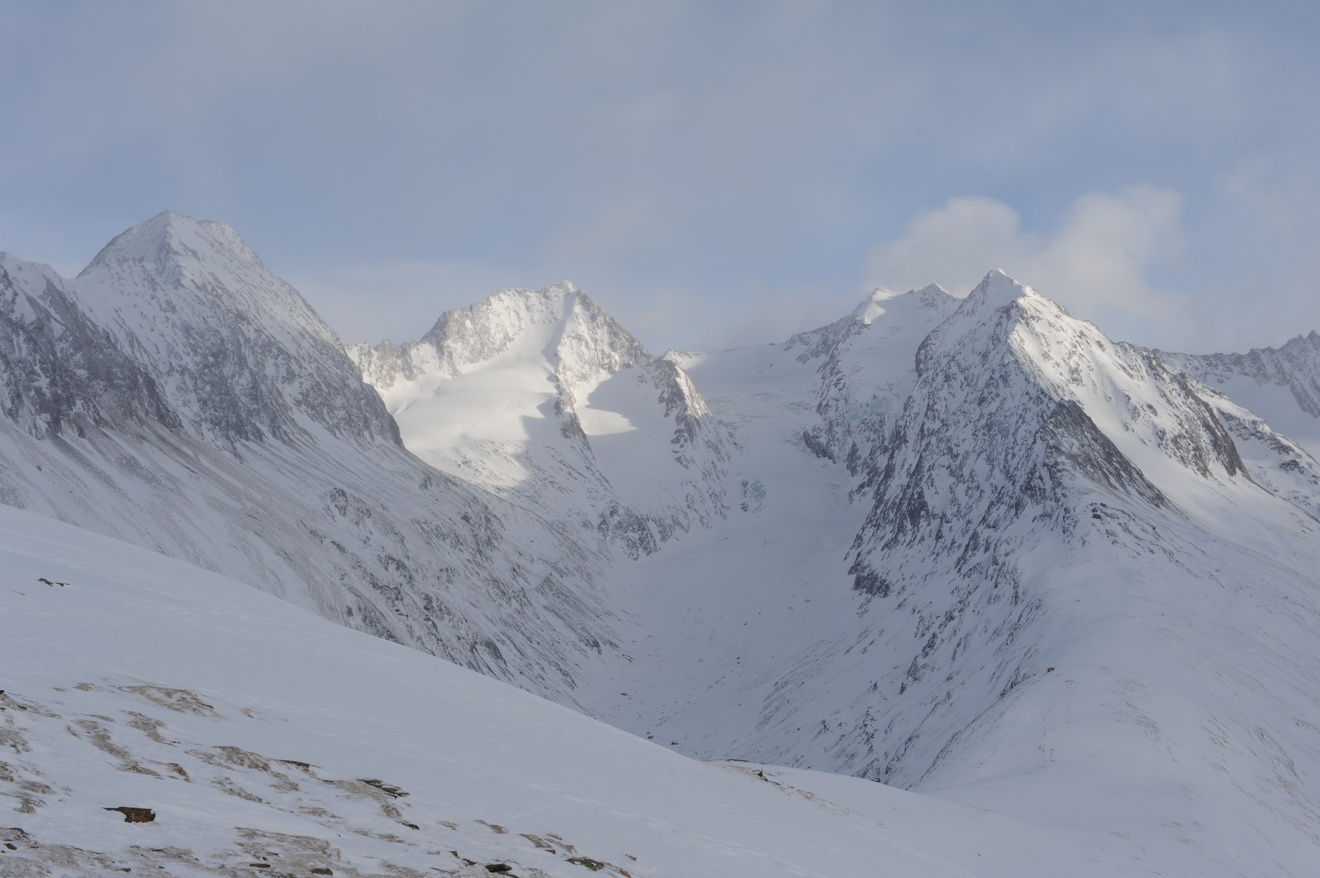 Wintry view from Hohe Mut